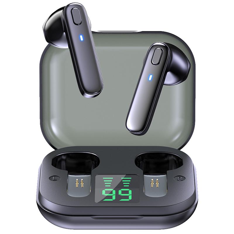 

HIFI Mini In-ear Earbuds Sport Running Heasets HD Call TWS Bluetooth Earphones With Microphone Touch Control Wireless Headphones, Black