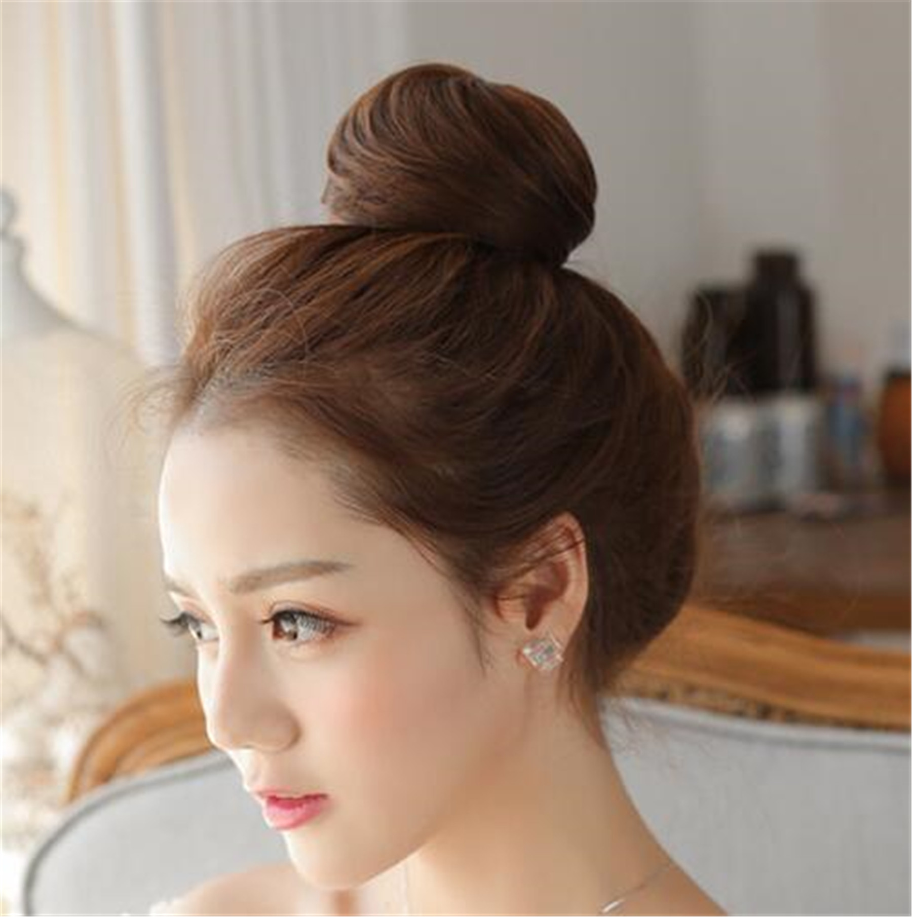 

23 Europe and the United States hot retro popular disk hair bag Hairpin manufacturers spot wholesale, Auburn