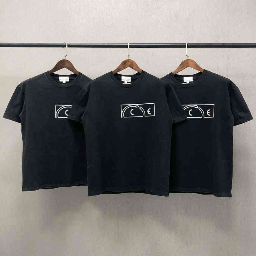 

Japanese fashion brand Ce 3M Reflecting herbs Dark grey Top Cavepmt Unisex Oversized tea Streetwear Women' t-shirts