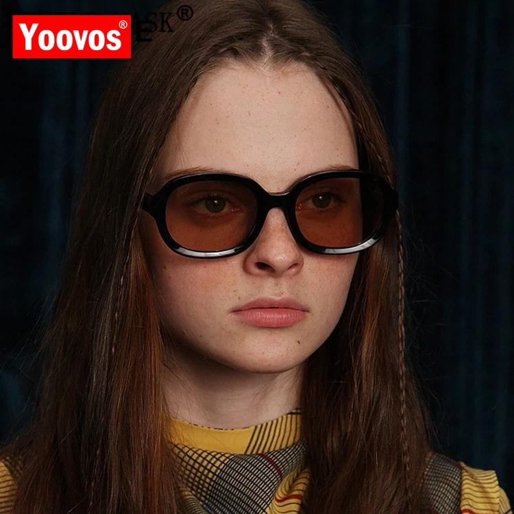 

Yoovos Retro Sunglasses Women Oval Sun Glasses For Women Vintage Glasses Brand Designer Sunglasses Classic Gafas De Mujer