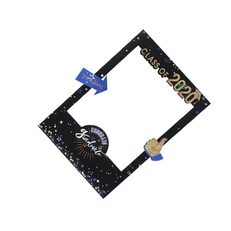 

Creative 2021 Graduation Photo Frame Party Fantastic Picture Selfie Frame Fun Photo Booth Props Graduation Party Supplies