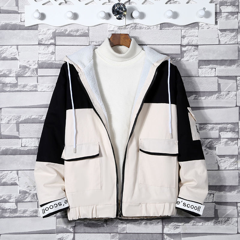 

Autumn 2021 and Winter New Arrivals Thick Coat Young Beautiful Lamb Velvet Jacket Chartering Clothes Free Cotton IZLS, Black velvet.