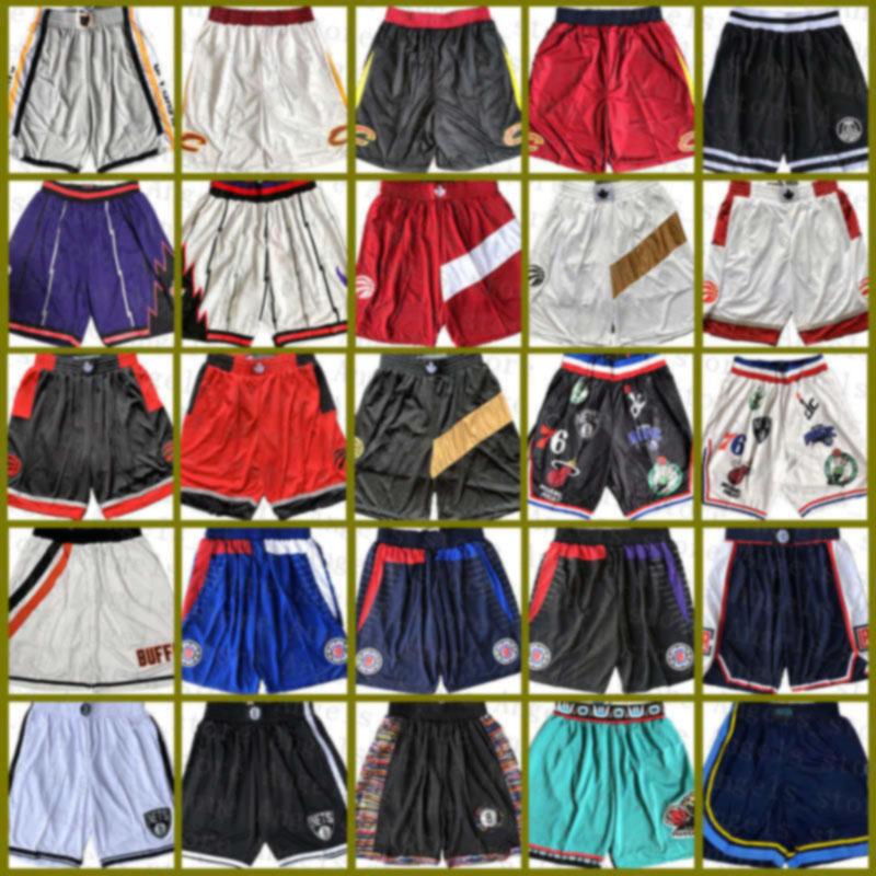 

Clipper Net Basketball Shorts Toronto Raptors Los Angeles LA Clippers Cleveland Cavaliers Brooklyn Net, Black;red