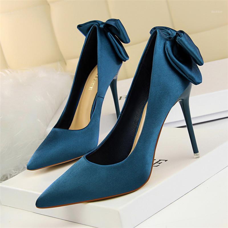 

BIGTREE Women Wedding Shoes Bride Party Pointed Toe Thin Heels Butterfly-knot Stiletto Sexy Shoes Fetish Sweet Girl High Heels1, Black