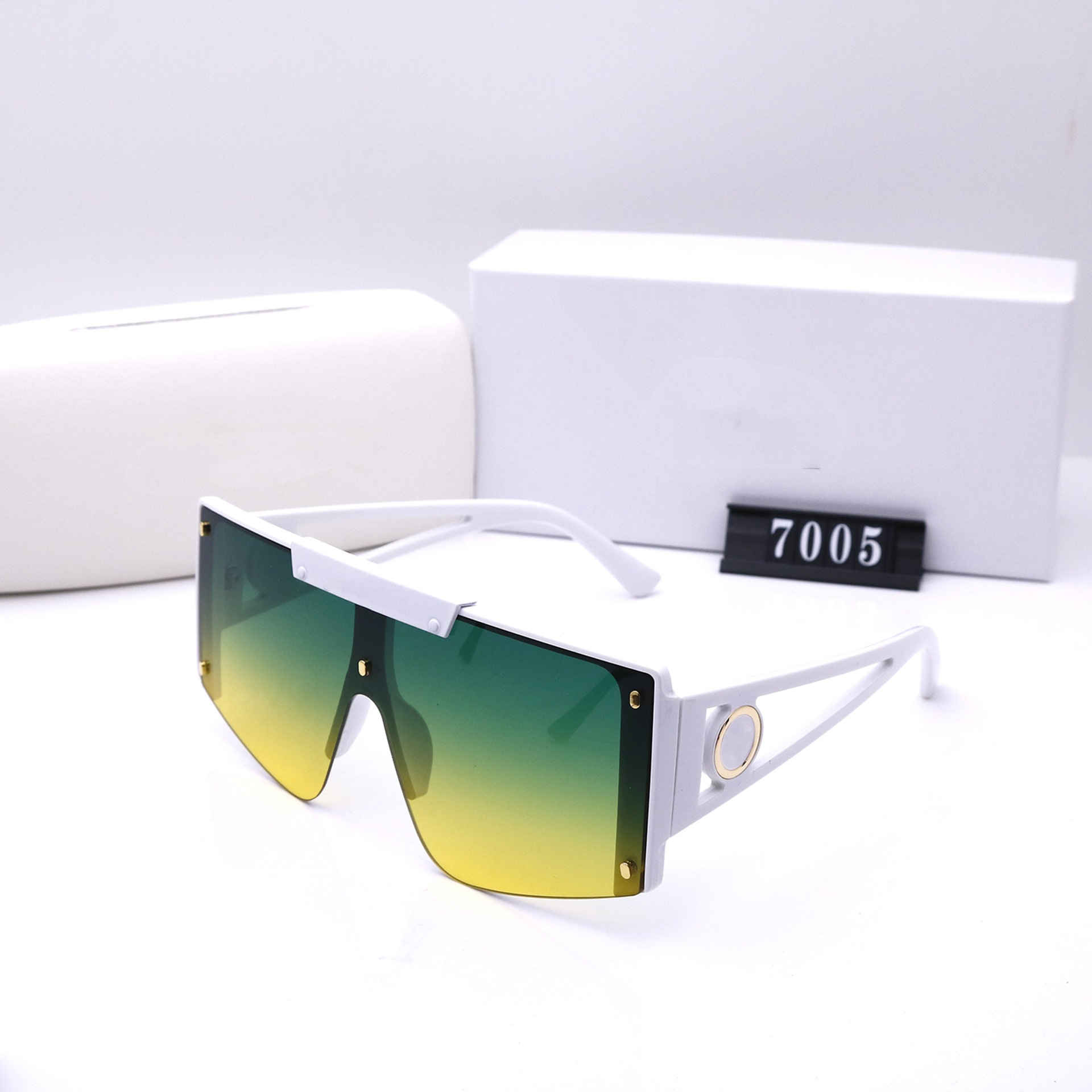 

5188 design sunglasses For women Popular Fashion sunglasses UV protection big connection lens Frameless Top Quality Come With Package