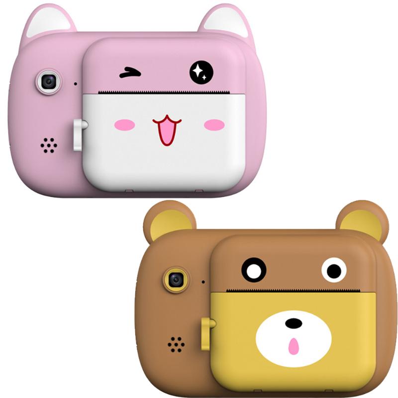 

Children Instant Print Camera Christmas Gift For Kids 1080P HD Digital Camera With Thermal Photo Paper Toys For Children