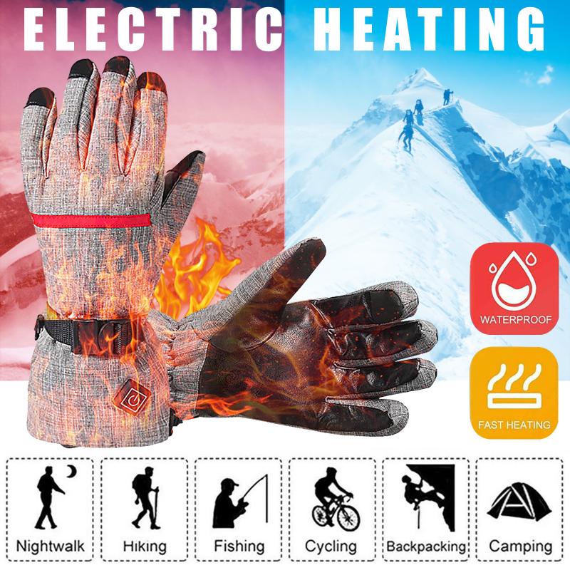 

Hot Sale Windproof Waterproof Unisex Snow Glove Men's Ski Gloves Snowboard Gloves Snowmobile Motorcycle Riding Winter, Grey