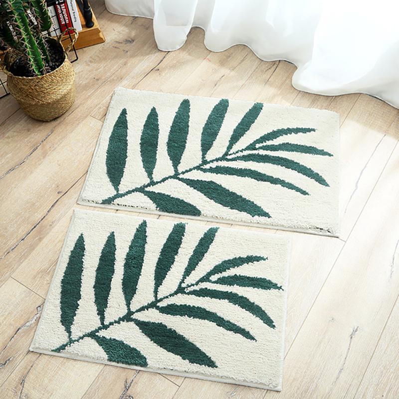 

Carpet In The Hallway Door Mat Leaves Flocking Door Mats Home Anti-slip Doormat Absorption Carpet Kitchen Floor Entrance Mat, 02