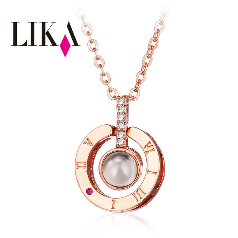 

LIKA Amazing Jewelry Necklace The Memory Of Love Series Jewelry Pendant Necklace Personalized Customization For Weddin