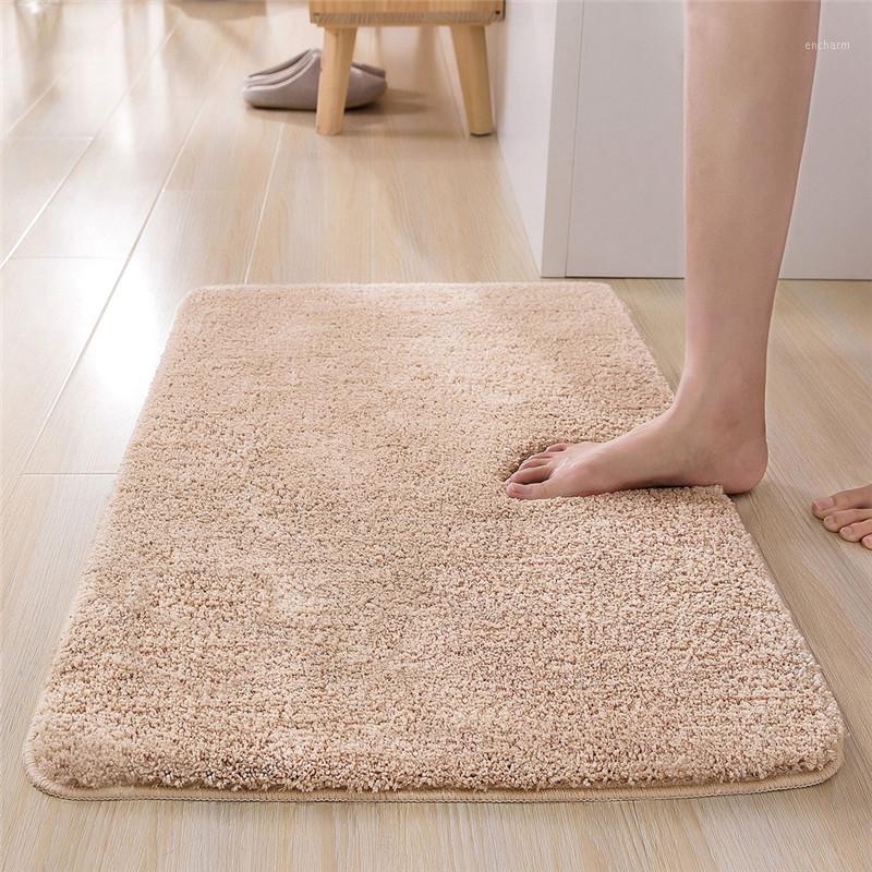 

Short Pile Doorway Home Entry Carpet Anti-skid Bathroom Bath Mat Hoom Floor Footmat Bedroom Bedside Carpet1