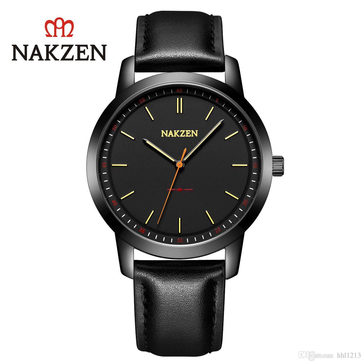 

2020 Luxury Watch Men Japanese Movement Quartz Non-mechanical Watch Men Designer High Quality Belt Pin Buckle Gentleman Watch Gift 4052, Slivery;brown