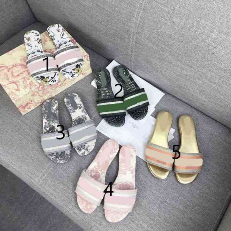 

spring new flat bottomed fly woven fabric slippers shipped all year round women's sandals large  42 43 44 45 shoe outlet