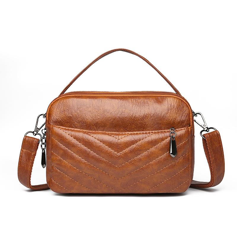 

2021 Women Handbags Women Bag Designer Casual Women's Mini Crossbody Bag Leather Shoulder for Sac A Main Femme bolsa, Black