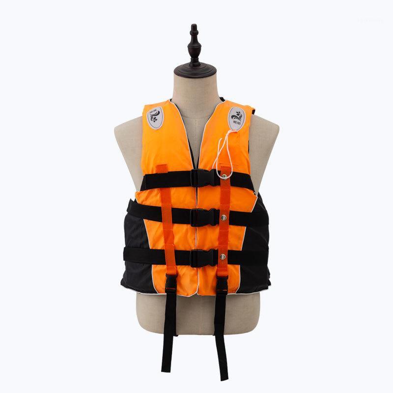 

Adult Life Vest Jacket Polyester Swimming Boating Ski Surfing Survival Drifting Life Vest with Whistle Water Sports Man Jacket1
