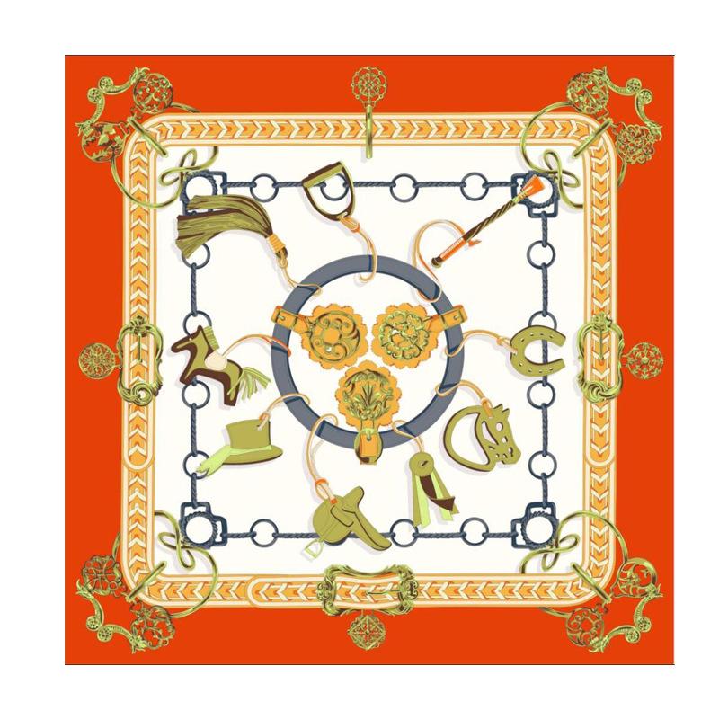 

Luxury 100% Silk Scarf Shawl for Women Fashion Scarves Wraps 106x106cm