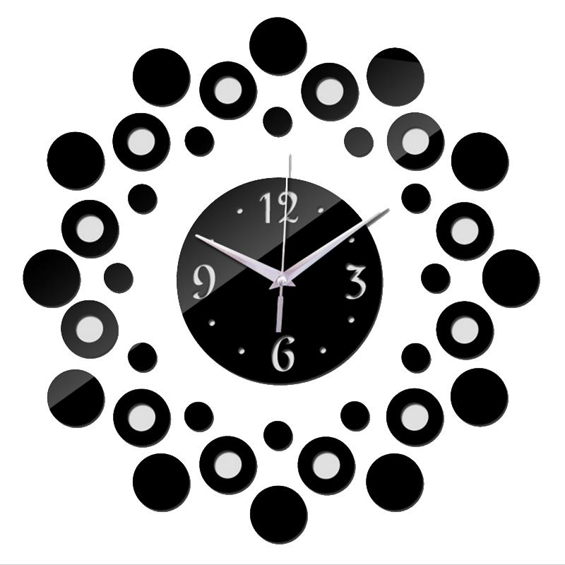 

2020 New Acrylic Wall Clocks 3d Mirror Diy Clock Sticker Horloge Watch Large Decorative Quartz Living Room Modern free shipping