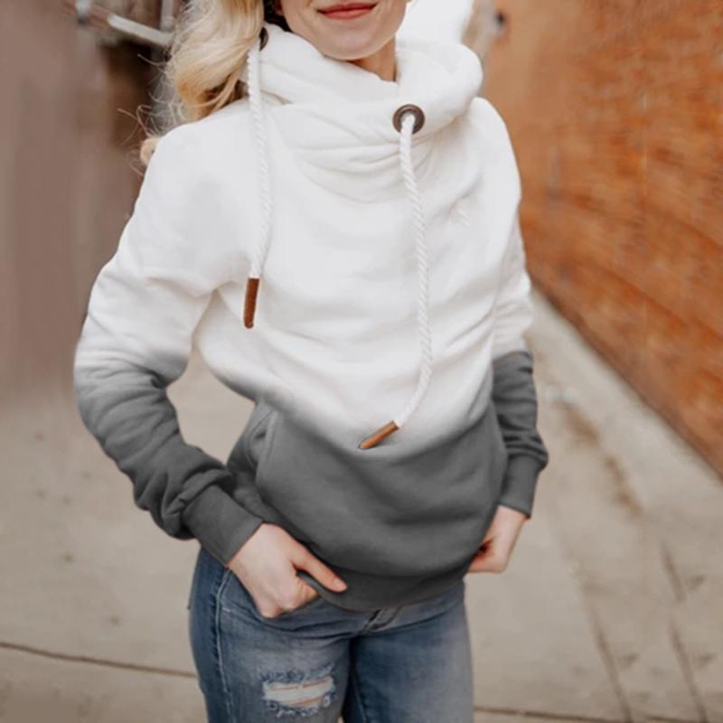 

Women's Hoodies & Sweatshirts Women Autumn Casual Gradient Color Hoodie Sweatshirt Long Sleeve Pocket Pullover Tops Woman Moletom, Pp