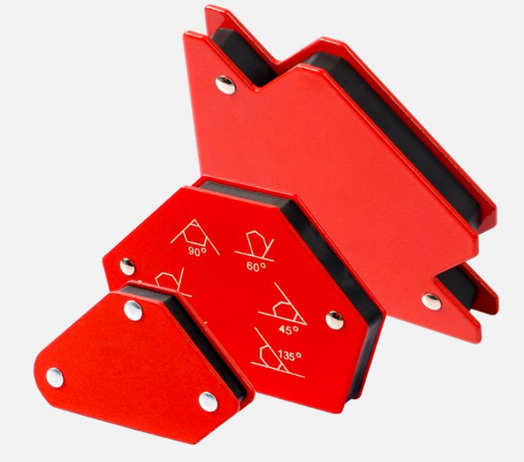

6pc welding triangle positioner without switch multi-specification magnetic fixed angle tool welding accessories Heavy welding fixed