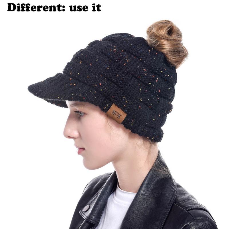 

UVRCOS New Candy Colors Winter Hat Women Knitted Hat Warm Soft Trendy Kpop Style Wool Beanie Elegant All-match