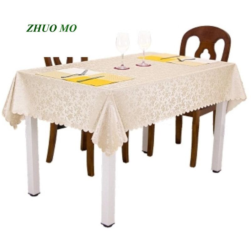 

Table Cloth High Quality Waterproof Anti- Oil Kitchen Accessories Decoration Rectangular Round, Pink