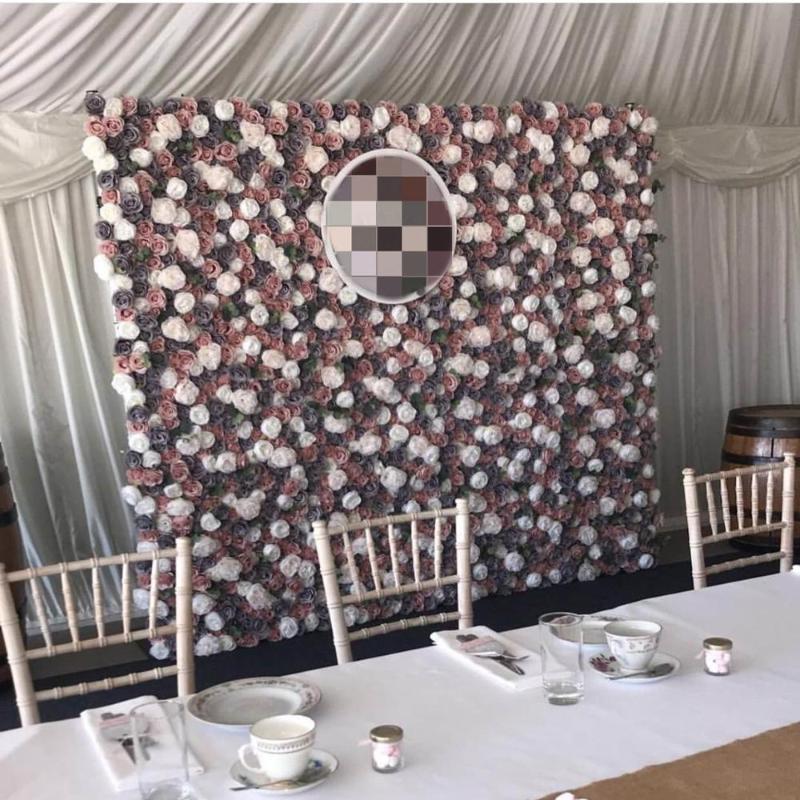 

SPR Great Price Silk Peony Flower Heads Flower Wall Decoration Artificial wall panel, 8pcs