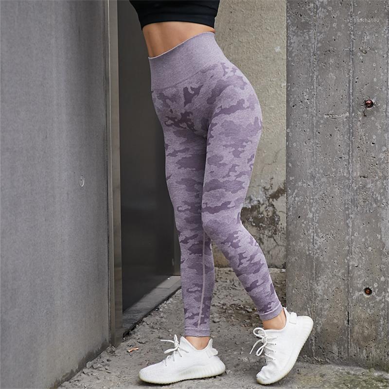 

High Waist Seamless Yoga Pants 2020 Fashion Female Sense Camouflage Fitness Pants Running Sports GYM Tights1, Black