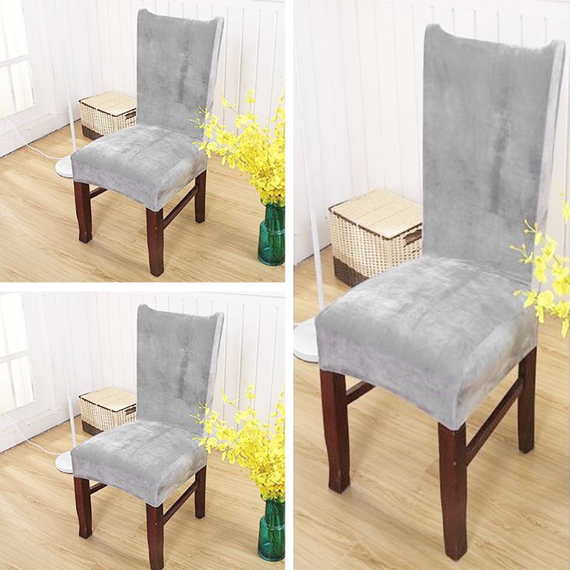 

Stretch Fabric Chair Removable Washable Ceremony Hotel Room Kitchen Bar Dining Seat Cover For Restaurant Wedding Party