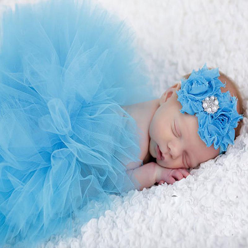 

Newborn Photography Props Infant Costume Outfit Princess Baby Tutu Skirt Headband Baby Photography Props Skirt La9867111, Black