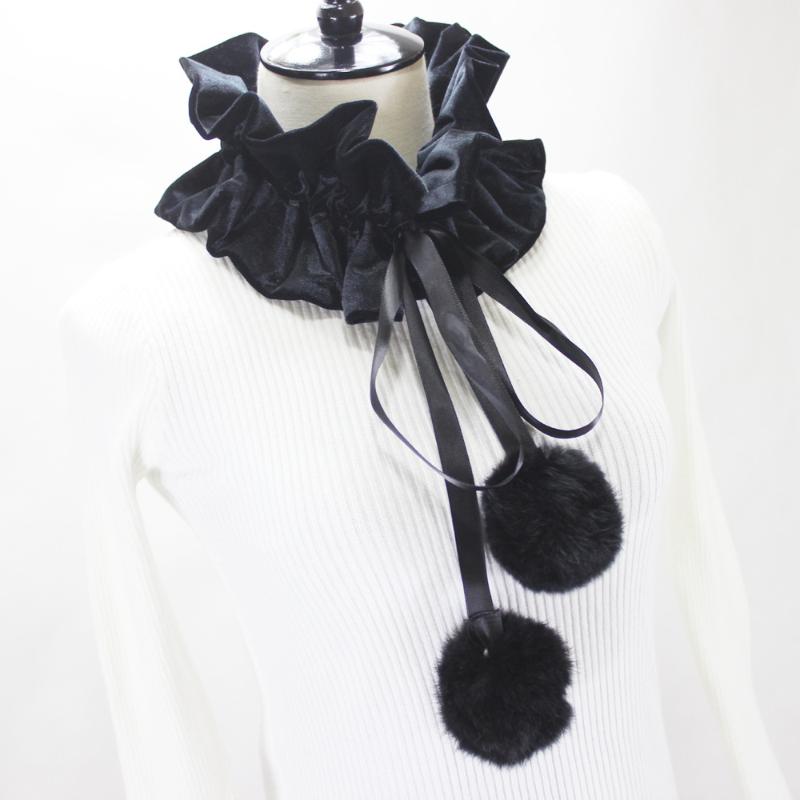 

Bow Ties Vintage Women Fake Collars Neck Ruff Female Blouse Tops Shirt Detachable Necklace Shawl False Collar Decorative