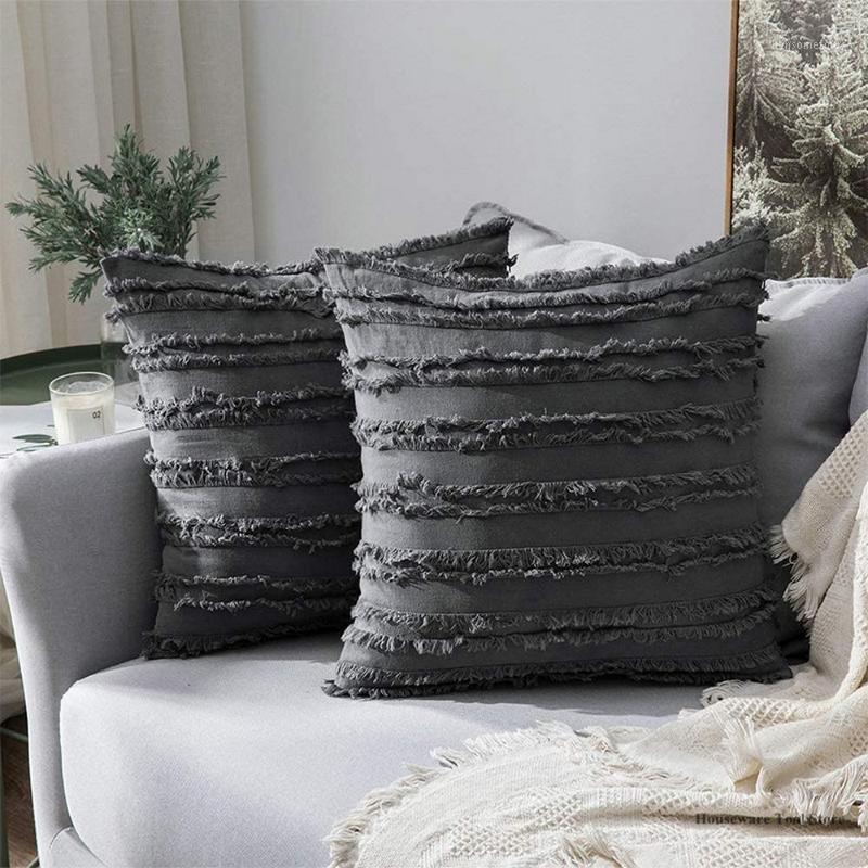 

Pillow Covers for Couch Sofa Bed Cotton Linen Decorative Pillows Cushion Case Covers Bedroom Office Decoration 45X45cm/30X50cm1, White