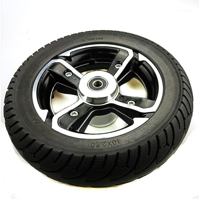 

Size 10 inch solid wheels 10x2.50 explosion-proof Solid Tyres & aluminum alloy Disc brake hole rims for 8/10 inch Electric Scoot1