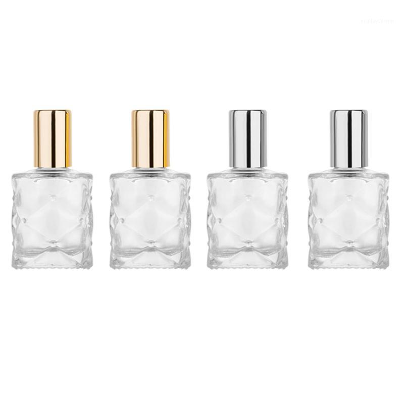 

MUB - Portable Mini 10ml Glass Steel Roll-on Essential Oil Bottle Travel Perfume Bottles Empty Cosmetic Containers Roller Bottle1