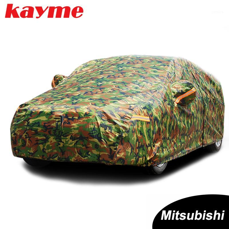 

Kayme waterproof camouflage car covers outdoor sun protection cover for Mitsubishi pajero Lancer 10 asx Outlander 20201