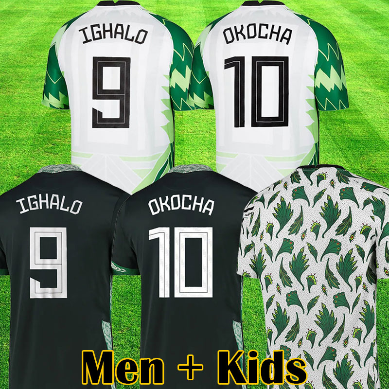 

2021 IHEANACHO Soccer jersey 20 21 Home Away MOSES OKOCHA AHMED maillot de foot kits MUSA MIKEL IHEANACHO Football shirt Men + Kids, Kids home