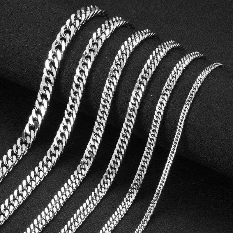 

316 Stainless Steel Chain Necklace and Bracelet Jewelry Findings Multi Sizes for Handmade with Lobster Claw Clasps S-008