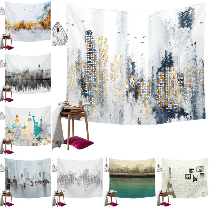 

Scenery Architecture Print Tapestry Art Wall Hanging Blanket Beach Towel Background Cloth Yoga Mat Rug Home Bedroom Decor