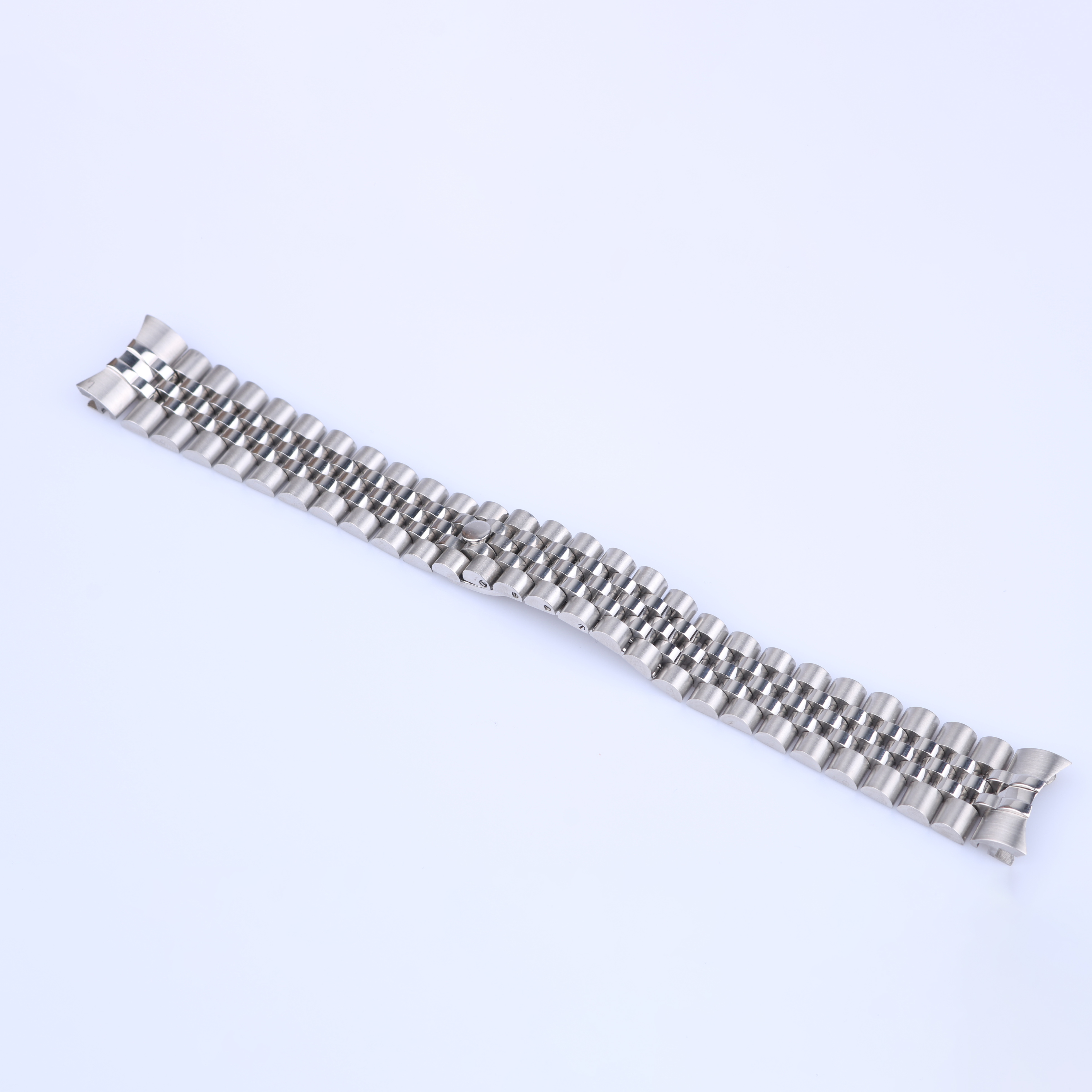 

For Datej 41mm (21mm) 316L Stainless Steel Jubilee Silver Gold Wrist Watch Band Strap Bracelet Solid Screw Links CurvedEnd