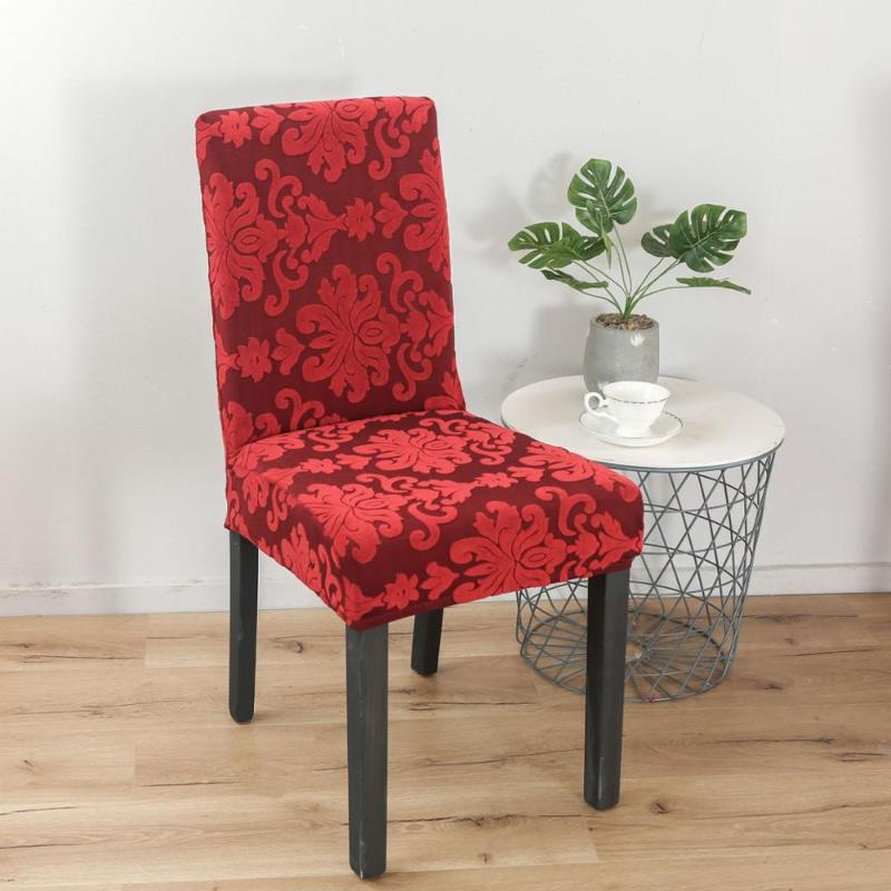 

M/L European Style Jacquard Universal Chair Cover One-Piece Elastic Chair Case Wedding Decor Slipcover Stretch Cover