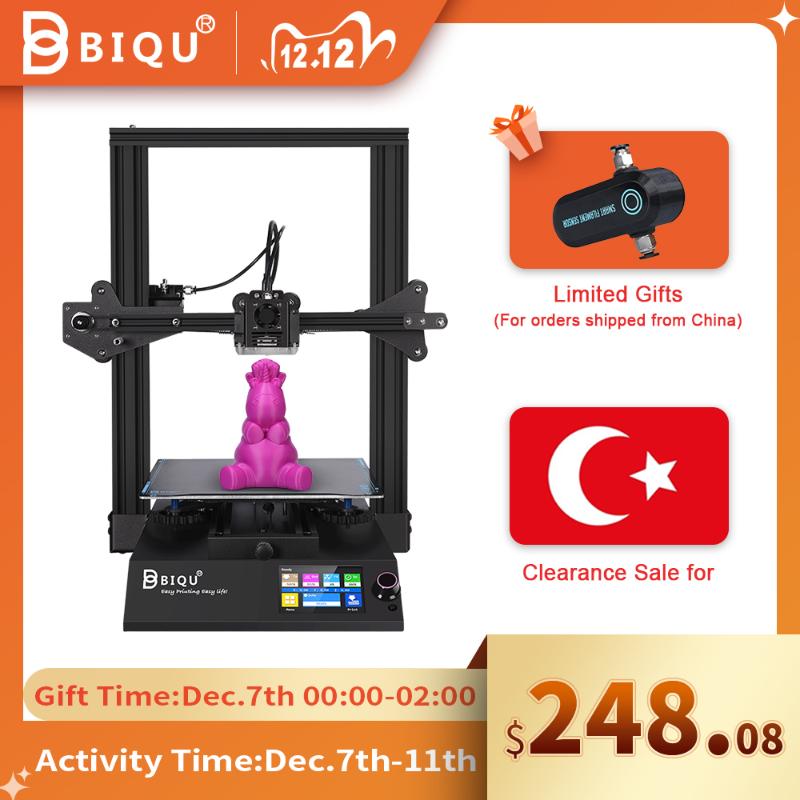 

BIQU B1 FDM 3D Printer Dual-Operation with 3.5Inch Touch Screen,32 Bit Motherboard Full Metal Big Size High Precision 3D Drucker
