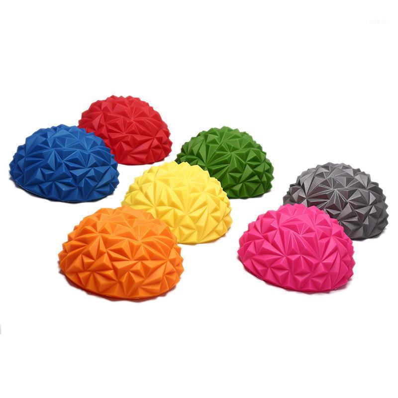 

Children's Sense Training Yoga Half-ball Water Cube Diamond Pattern Pineapple Ball Foot Massage Ball Toy Fitness Balls 1pcs1