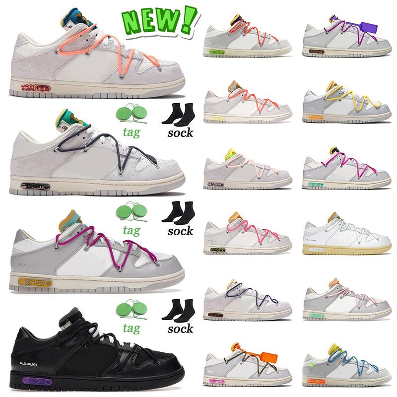 

top quality Hot Selling The 50 low running shoes women men for mens womens trainer runner runners off white Designer lot 1 sneaker black gray Trainers sneakers Sb dunks, Need box