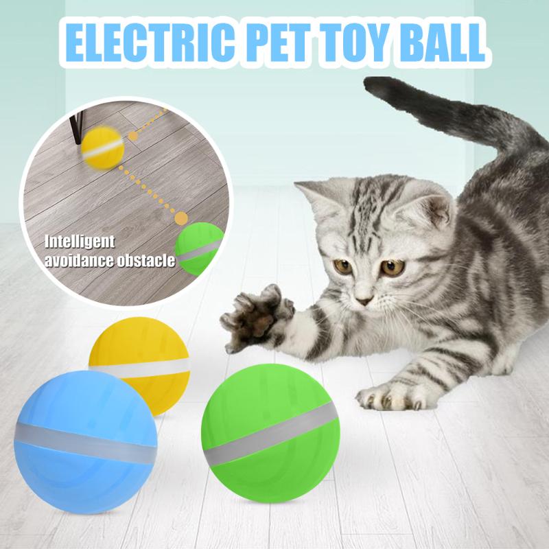

Pet Toy LED Flash Rolling Ball Electric Motion Activated Pet Ball Waterproof and Durable Cat Dog Playing Toys Drop Shipping