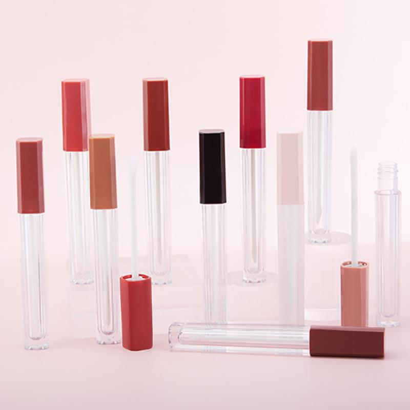 

5PCS 4/5ML Plastic Lip Gloss Tube DIY Lip Gloss Containers Bottle Travel Empty Cosmetic Lipgloss Tubes Makeup Organizer Beauty