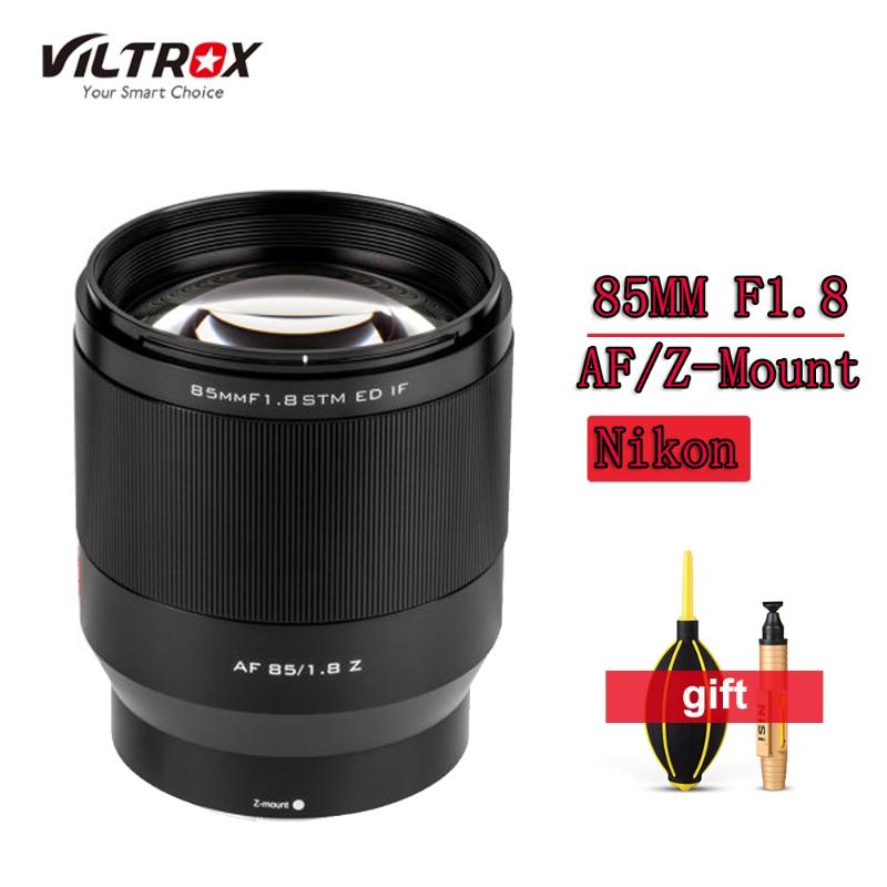 

2020 NEW VILTROX 85mm F1.8 Z-Mount Lens Auto Focus AF Portrait Lens for Nikon Cameras Z5 Z50 Z6 Z6II Z7 Z7II