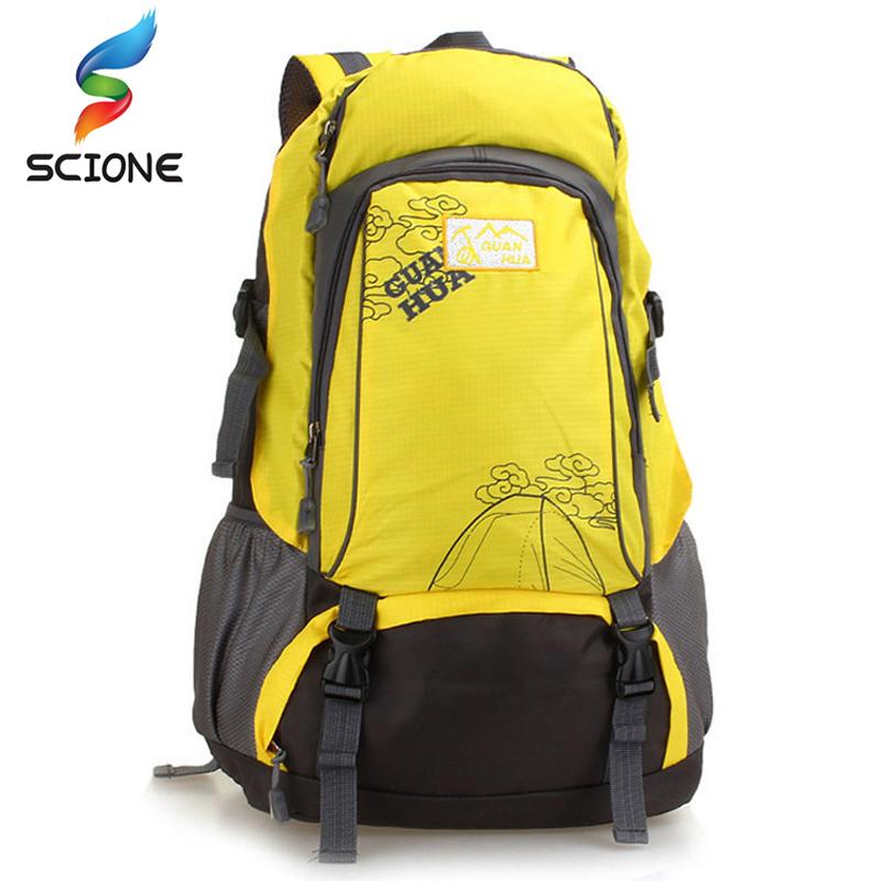

Free Shipping Outdoor Sports Backpack. Men Women Camping Travel Bags Waterproof Hiking Mountaineering Dry Backpacks Nylon Bag, Black