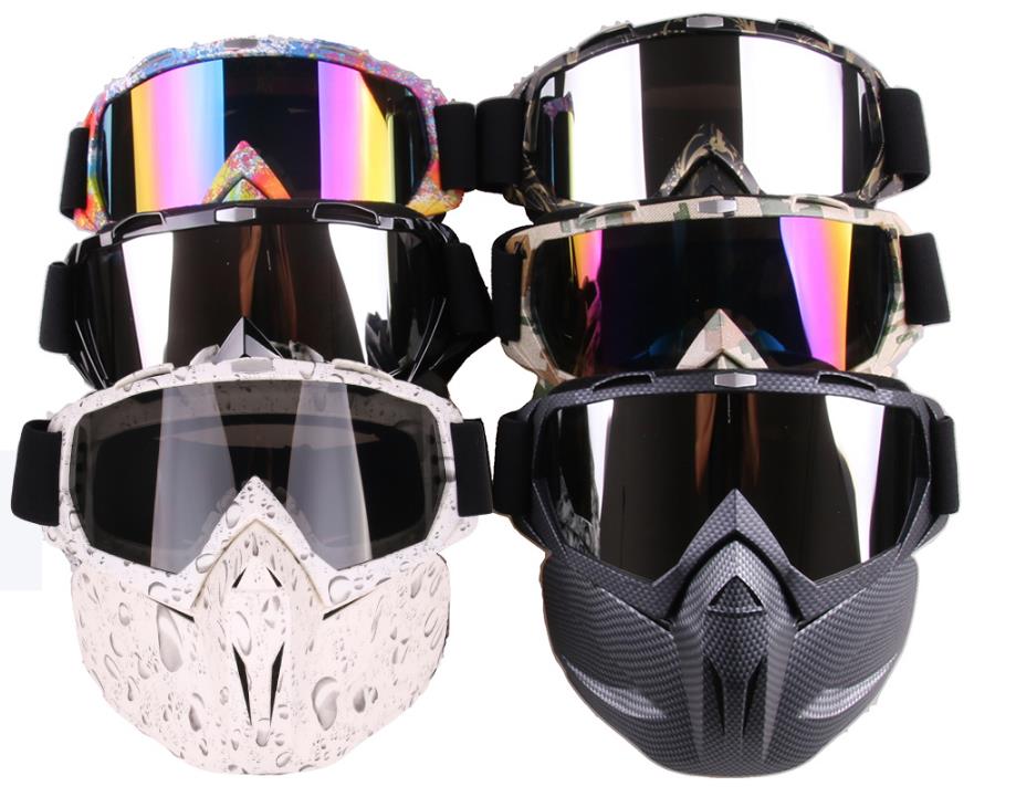 

Winter Men Women Ski Snowboard Snowmobile Goggles Snow Windproof Skiing Glasses Motocross Cool Sunglasses With Face Mask