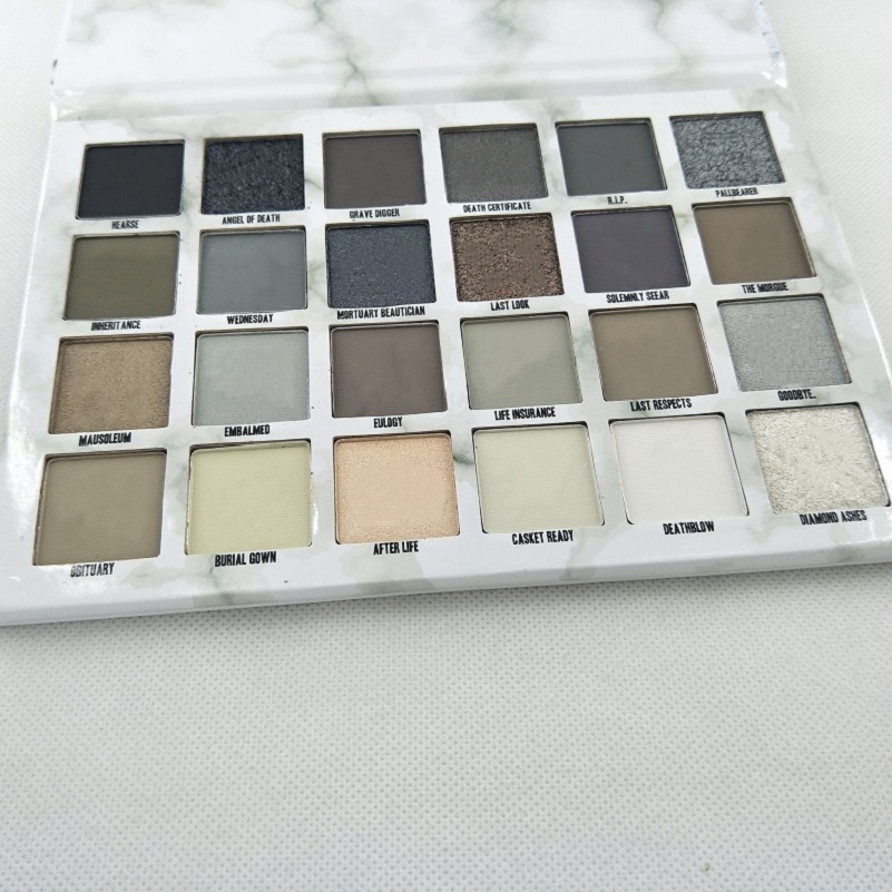 

Newest JS Cremation 24 Colors Eyeshadow Palette Grey Brown Matte Pressed Powder J Star High Quality Eye Shadows, Customize