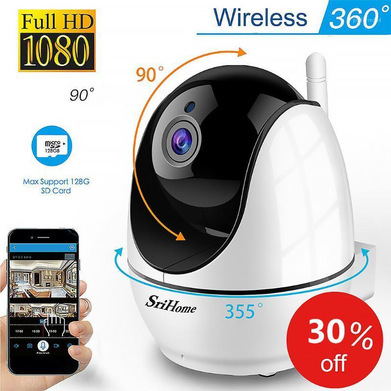 

Srihome-SH026 Wifi Camera Home Office IR Night Vision 1080P 2.0 Megapixel Lens Wireless Camera Network Mini Wifi Cam1, Eu plug