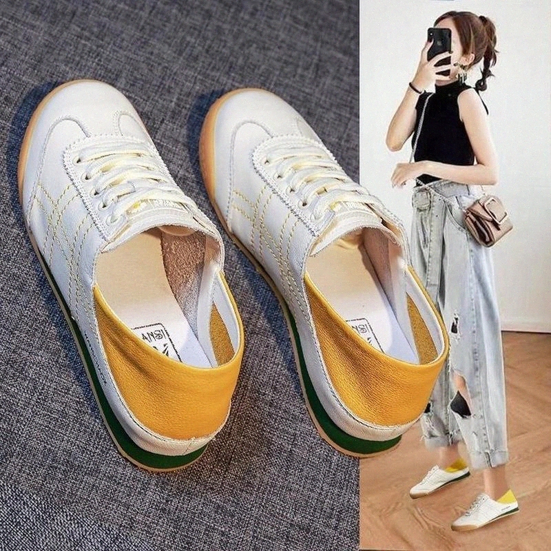 

Spring/Autumn New Flats Shoes Woman Luxury Fashion Sneakers Women's Shoes with Soft Sole and Soft Surface Designer Female #YF72