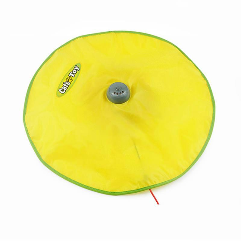 

Interactive Cat Toy Electric Turntable Cat Toys Training Exercise Funny Play Plaything Spinning Chase Toy Pet Supplies
